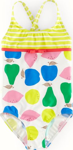 Mini Boden Hotchpotch Swimsuit Snowdrop Fruit Bowl Mini