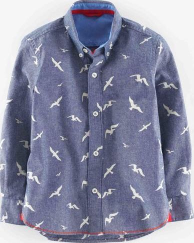 Mini Boden, 1669[^]34932699 Indigo Shirt Blue Mini Boden, Blue 34932699