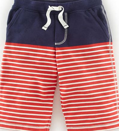 Mini Boden Jersey Baggies, Navy/Red 34526871