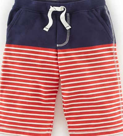 Mini Boden Jersey Baggies, Navy/Red 34526871