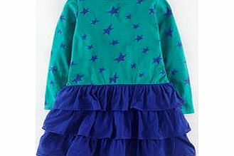 Mini Boden Jersey Party Dress, Fruity Pink Star,Violet