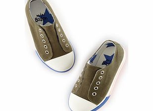 Mini Boden Laceless Canvas Pull-ons, Khaki,Blue,Red 34520783