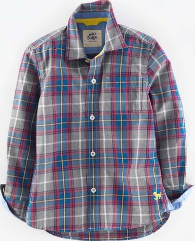 Mini Boden, 1669[^]34931709 Laundered Shirt Grey Mini Boden, Grey 34931709