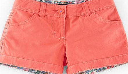 Mini Boden Laundered Shorts Coral Mini Boden, Coral 34603399
