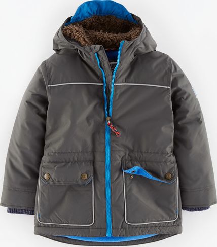 Mini Boden, 1669[^]34910026 Mini Parka Grey Mini Boden, Grey 34910026