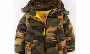 Mini Boden Padded Jacket, Khaki Camouflage 34173872