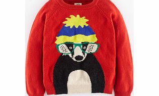 Patterned Jumper, Rockabilly Badger,Grey Melange