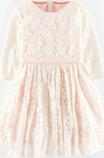 Mini Boden Pretty Lace Dress Ecru Lace Mini Boden, Ecru