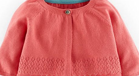 Mini Boden Pretty Pointelle Cardigan, Pink 34535781