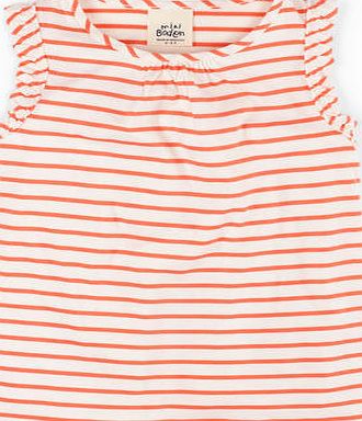 Mini Boden Pretty Vest, Pink Grapefruit Stripe 34560193