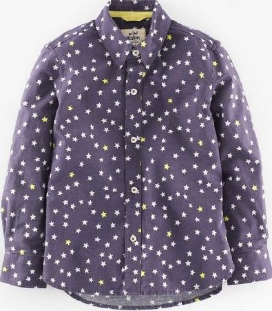 Mini Boden, 1669[^]34941070 Printed Shirt Acid Yellow Stars Mini Boden, Acid