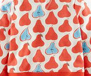 Mini Boden Printed Sweatshirt, Hot Coral Pears 34515619