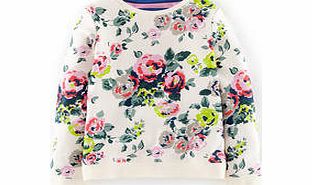 Mini Boden Printed Sweatshirt, Multi English Bloom,Hot