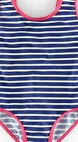 Mini Boden Printed Swimsuit, Forget Me Not Stripe 34501106