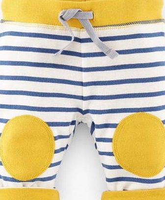 Mini Boden Reversible Knee Patch Skinnies Yolk/Sail Blue