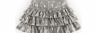 Mini Boden Ruffle Jersey Skort, Grey Marl Sweetheart,Pretty