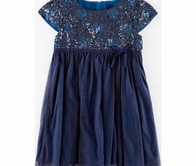 Mini Boden Sequin Party Dress, Blue,Quartz 34440297