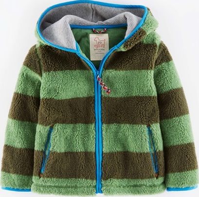 Mini Boden, 1669[^]34922518 Sherpa Hoody Dark Khaki/Caterpillar Mini Boden,