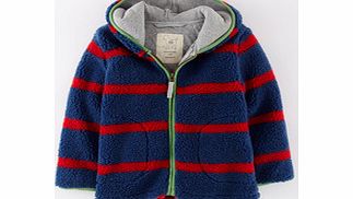 Mini Boden Sherpa Hoody, Marine/Rockabilly 34270371