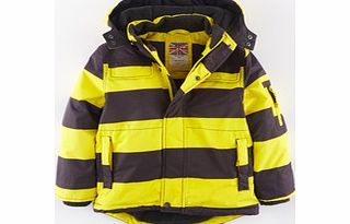 Mini Boden Snowboard Jacket, Safety Yellow/Grey 34181529