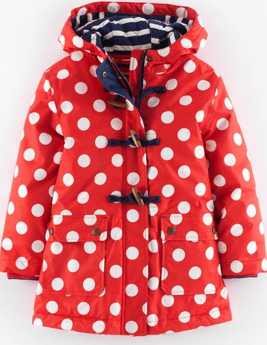 Mini Boden Spotty Raincoat Washed Red/Ecru Spot Mini Boden,