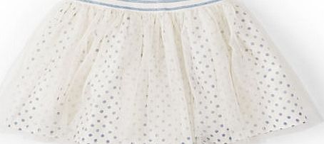 Mini Boden Spotty Tulle Skirt, Cream 34544866