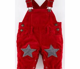 Mini Boden Star Patch Cord Dungarees, Johnnie Red 34243451