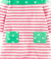 Mini Boden Stripy Hotchpotch Dress, Pea Sweetheart 34611731