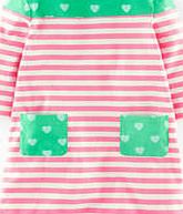 Mini Boden Stripy Hotchpotch Dress, Pea Sweetheart 34611756
