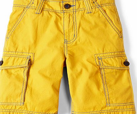 Mini Boden Summer Cargo Shorts, Ochre 34705863