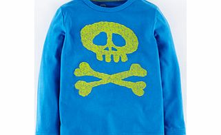 Mini Boden Superstitch T-shirt, Cobalt Skulls 34287441