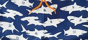 Mini Boden Swim Trunks, Reef/Ecru Giant Sharks 34485953