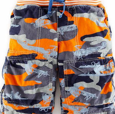 Mini Boden Techno Shorts, Orange 34555250