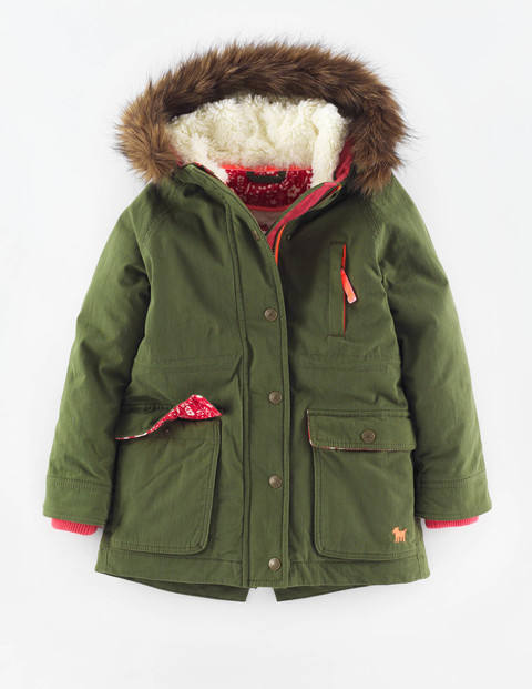 Mini Boden The Cosy Parka Sage Mini Boden, Sage 34887158