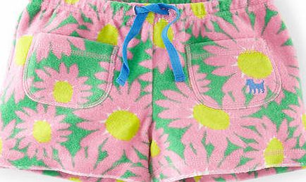 Mini Boden Towelling Shorts, Pink 34546697