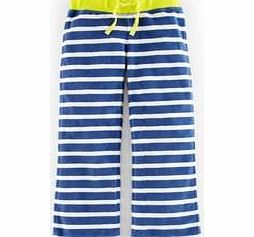 Mini Boden Towelling Sweatpants, Forget Me Not Stripe,Hot