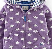 Mini Boden Towelling Zip-through, Haze Star 34514182