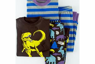 Mini Boden Twin Pack Logo Long Johns, Shadow