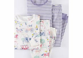 Mini Boden Twin Pack Long Johns, Sweet Pink