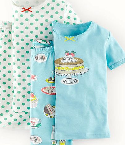 Mini Boden Twin Pack Short Johns Teapot Summer Fete/Spot