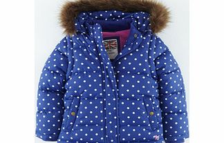 Mini Boden Two-in-one Padded Jacket, Thistle Spot,Violet