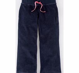 Mini Boden Velour Sweatpants, Blue,Khaki Stripe,Thistle