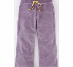 Mini Boden Velour Sweatpants, Thistle,Blue,Khaki Stripe