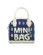 MINI Car Park - White and Blue Handbag