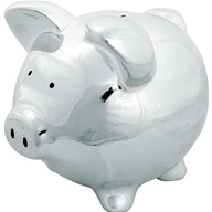 Chrome Piggy Bank