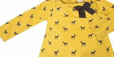 mini club long sleeved deer blouse 4-5 years
