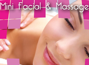 mini facial and massage