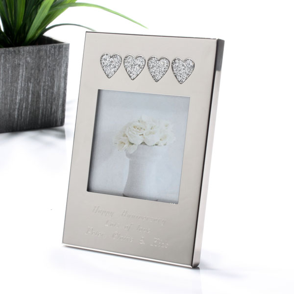 Personalised Hearts Frame