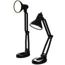 Mini Retro Style Desk Lamp Book Light - Black