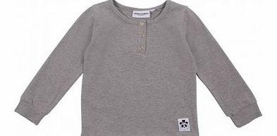 Mini Rodini Basic Grandpa T-shirt Heather grey `6/12
